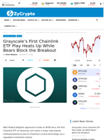 Grayscale’s First Chainlink ETF Play Heats Up While Bears Block the Breakout ⋆ ZyCrypto
