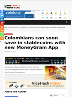 Colombians can soon save in stablecoins with new MoneyGram App - The Crypto News Wire