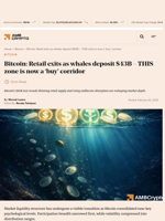 Bitcoin: Retail exits as whales deposit $43B – THIS zone is now a 'buy' corridor - AMBCrypto