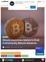 Illinois Launches Nation's First Community Bitcoin Reserve | Live Bitcoin News