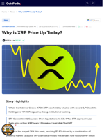 Why is XRP Price Up Today?