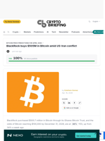 BlackRock buys $505M in Bitcoin amid US-Iran conflict