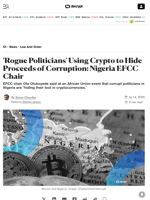 'Rogue Politicians' Using Crypto to Hide Proceeds of Corruption: Nigeria EFCC Chair - Decrypt