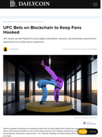 UFC Bets on Blockchain to Keep Fans Hooked - DailyCoin
