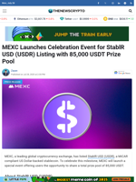 MEXC Launches Celebration Event for StablR USD (USDR) Listing with 85,000 USDT Prize Pool