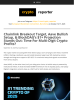 Chainlink Breakout, Aave Bullish Setup, & BlockDAG $1 Forecast: Key Insights