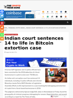 Indian court sentences 14 to life in Bitcoin extortion case - The Crypto News Wire