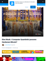 Elon Musk: I Computer Quantistici possono Hackerare Bitcoin? | Bitcoinist.com