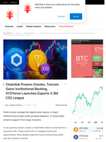 Chainlink Powers Oracles, Toncoin Gains Institutional Backing, XYZVerse Launches Esports 5.5M CS2 League - NullTX