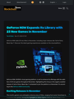 GeForce NOW Expands its Library with 23 New Games in November - Blockchain.News