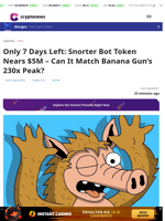Snorter Bot Token Nears $5M with 7 Days Left