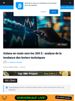 Solana vers les 300 $ : analyse des leviers techniques