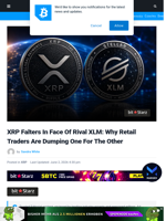XRP Falters In Face Of Rival XLM: Why Retail Traders Are Dumping One For The Other | Bitcoinist.com