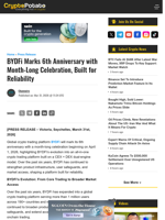 BYDFi Marks 6th Anniversary with Month-Long Celebration, Built for Reliability