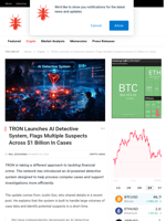 TRON Launches AI Detective System, Flags Multiple Suspects Across $1 Billion In Cases - NullTX