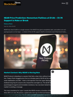 NEAR Price Prediction: Momentum Flatlines at $1.86 — $1.78 Support Is Make or Break - Blockchain.News