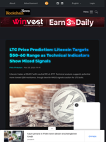 LTC Price Prediction: Litecoin Targets $58-60 Range as Technical Indicators Show Mixed Signals - Blockchain.News
