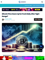 Bitcoin Price Gears Up for Fresh Rally After Tight Range?
