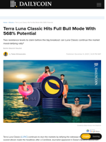 Terra Luna Classic Hits Full Bull Mode With 568% Potential - DailyCoin
