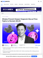 Dogecoin Price Faces Key Test as Whales Defend Against Dip