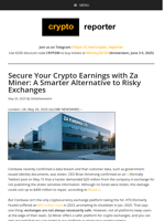 Secure Your Crypto Earnings with Za Miner: A Smarter Alternative to Risky Exchanges