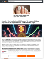 Bitcoin Price Prediction: BTC Flashes TD Sequential Buy Signal as $72K Support Holds, $79K Retest in Sight