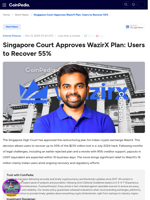 Singapore Court Approves WazirX Plan: Users to Recover 55%