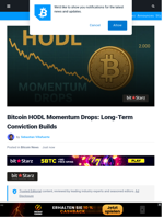 Bitcoin HODL Momentum Drops: Long-Term Conviction Builds | Bitcoinist.com