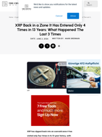 XRP Back in a Zone It Has Entered Only 4 Times in 13 Years: What Happened The Last 3 Times