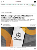 Alibaba Drops Qwen 3.6 Max Preview—Its Most Powerful Model Yet - Decrypt