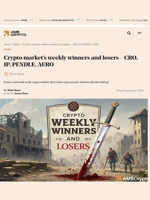 Crypto market’s weekly winners and losers – CRO, IP, PENDLE, AERO - AMBCrypto
