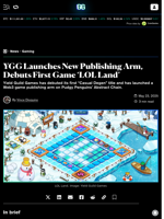 YGG Launches New Publishing Arm, Debuts First Game ‘LOL Land’ - Decrypt