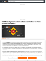 BNB Price Signals Caution as Technical Indicators Flash Bearish Divergence - Brave New Coin