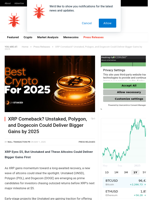 XRP Comeback? Unstaked, Polygon, and Dogecoin Could Deliver Bigger Gains by 2025 - NullTX