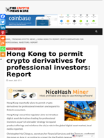 Hong Kong to permit crypto derivatives for professional investors: Report - The Crypto News Wire