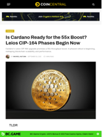 Is Cardano Ready for the 55x Boost? Leios CIP-164 Phases Begin Now - CoinCentral