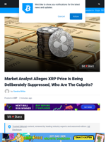 Market Analyst Alleges XRP Price Is Being Deliberately Suppressed, Who Are The Culprits? | Bitcoinist.com