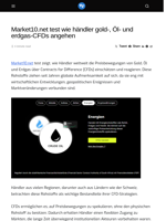 Market10.net test wie händler gold-, Öl- und erdgas-CFDs angehen - Visionary Financial