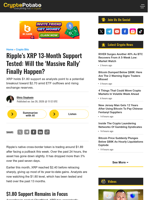 Ripple’s XRP 13-Month Support Tested: Will the 'Massive Rally' Finally Happen?