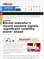 Bitcoin indicator’s record squeeze signals ‘significant volatility storm’ ahead - The Crypto News Wire