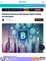 Rakbank Introduces AED-Based Crypto Trading for UAE Clients