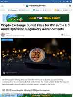 Crypto Exchange Bullish Files for IPO in the U.S Amid Optimistic Regulatory Advancements - TheNewsCrypto