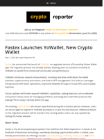 Fastex Launches YoWallet, New Crypto Wallet