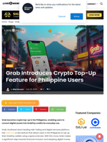 Grab Introduces Crypto Top-Up Feature for Philippine Users | Live Bitcoin News