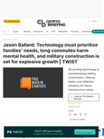 Jason Ballard: Technology must prioritize families' needs, long commutes harm mental health, and military construction is set for explosive growth | TWIST