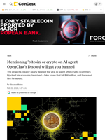 BTC news: Mentioning 'bitcoin' on AI agent OpenClaw's Discord will get you banned
