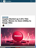 Crypto Market up 4.8% This Week, Meme-to-Earn Utility to Surge 166x