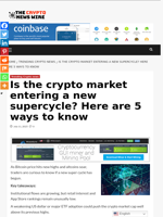Is the crypto market entering a new supercycle? Here are 5 ways to know - The Crypto News Wire