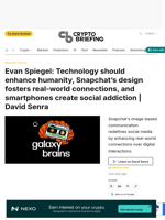 Evan Spiegel: Technology should enhance humanity, Snapchat's design fosters real-world connections, and smartphones create social addiction | David Senra