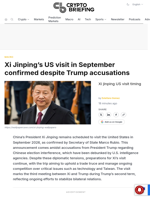 Xi Jinping's US visit in September confirmed despite Trump accusations